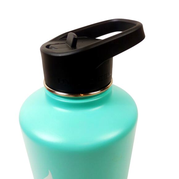 Hydro Cell 64 oz Stainless Steel Water Bottle Wide Mouth Flip Top Green Blue - Picture 4 of 8